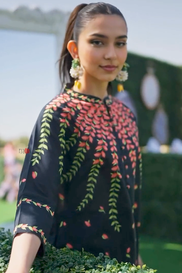 Midnight Bloom Coord Set