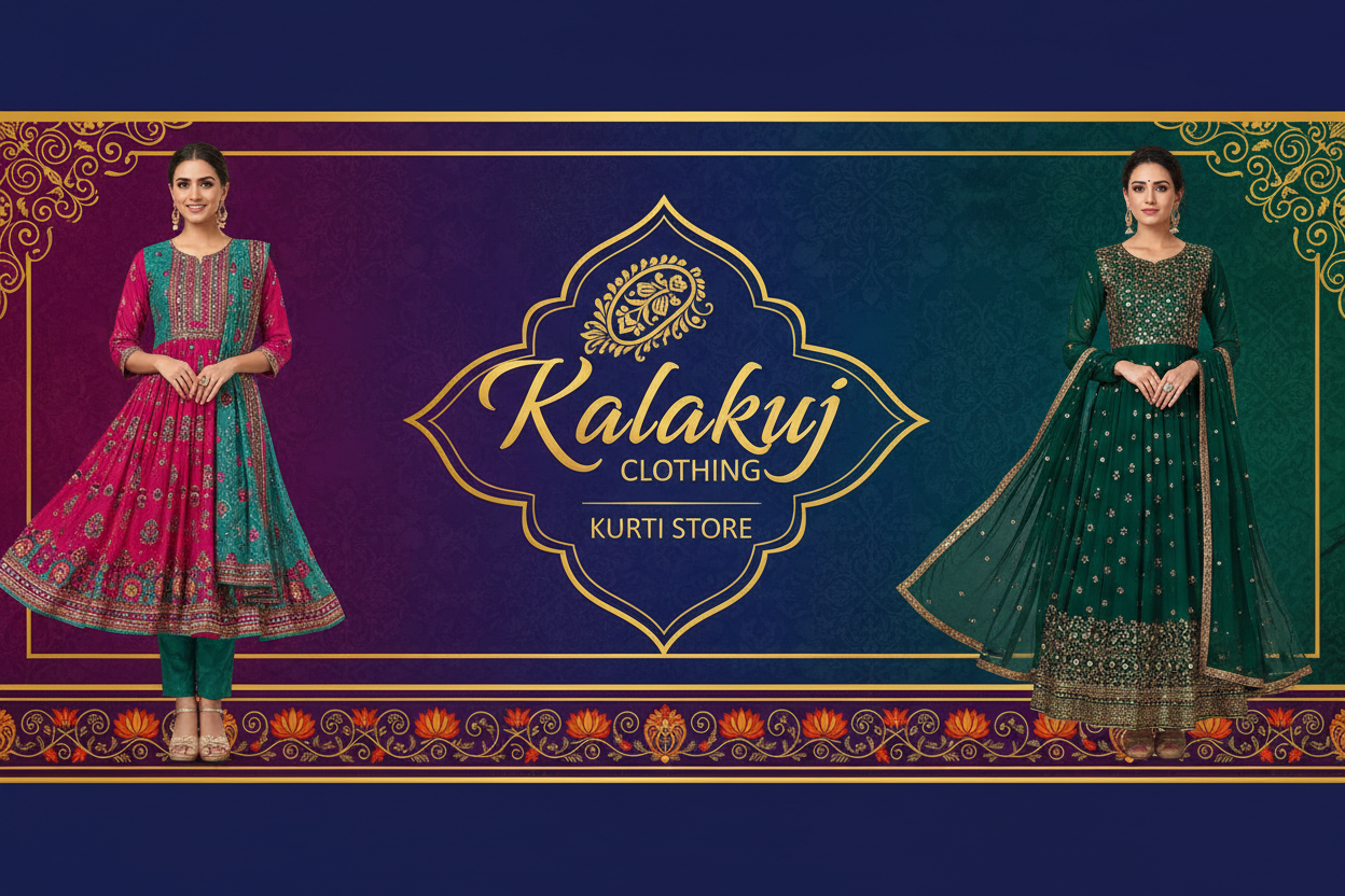 Kalakuj Clothing Kurti Store Banner