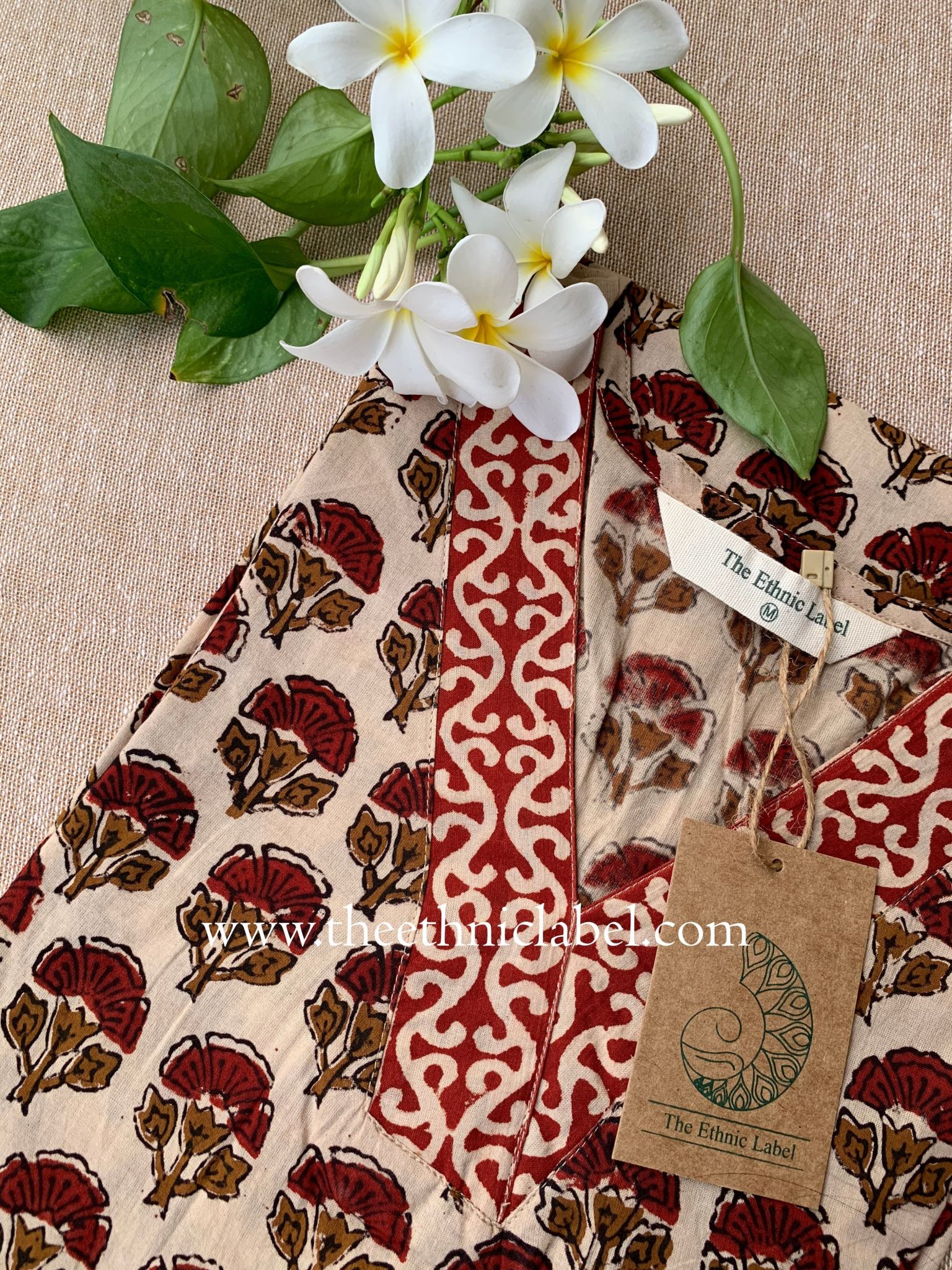 “Tulsi” Bagru Print Cotton kurta